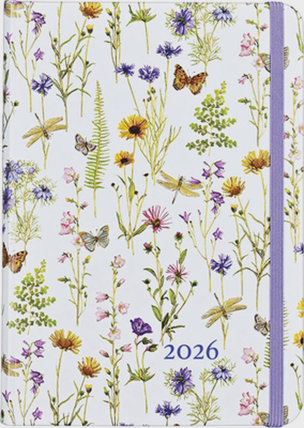 2026 Wildflower Garden Weekly Planner (16 Months, Sept 2025 to Dec 2026)