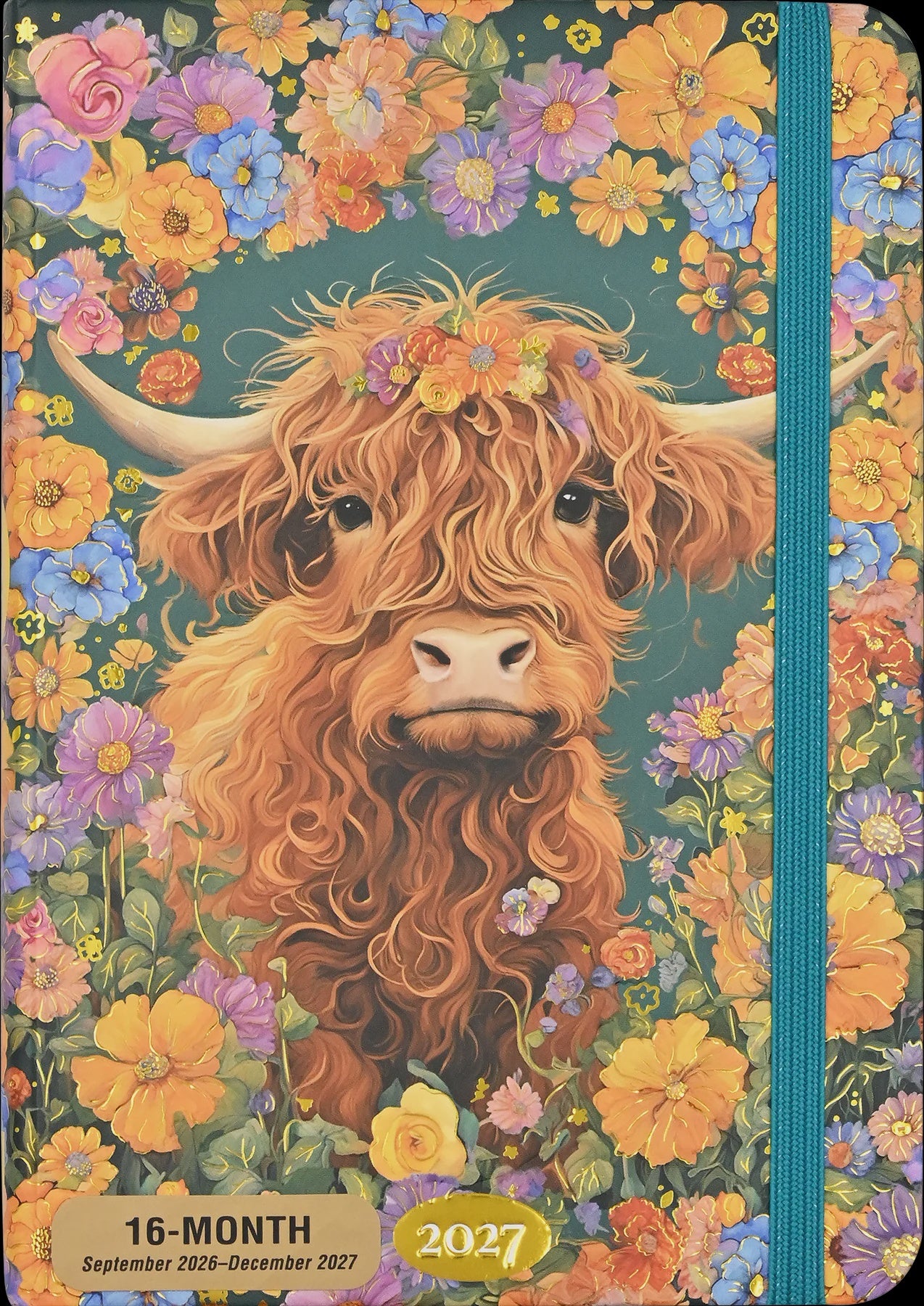 2027 Weekly Planner: Highland Cow