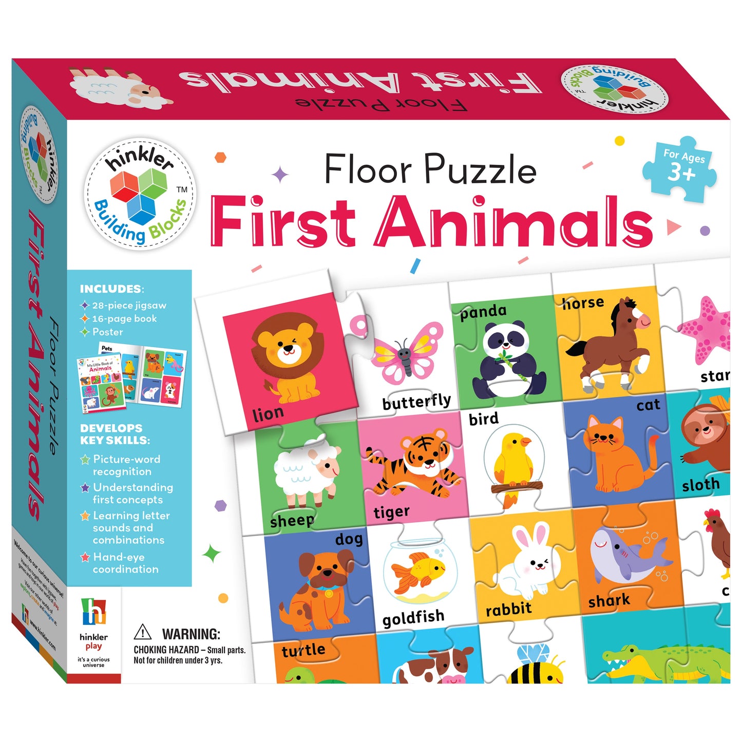Hinkler Building Blocks First Animals Floor Puzzle