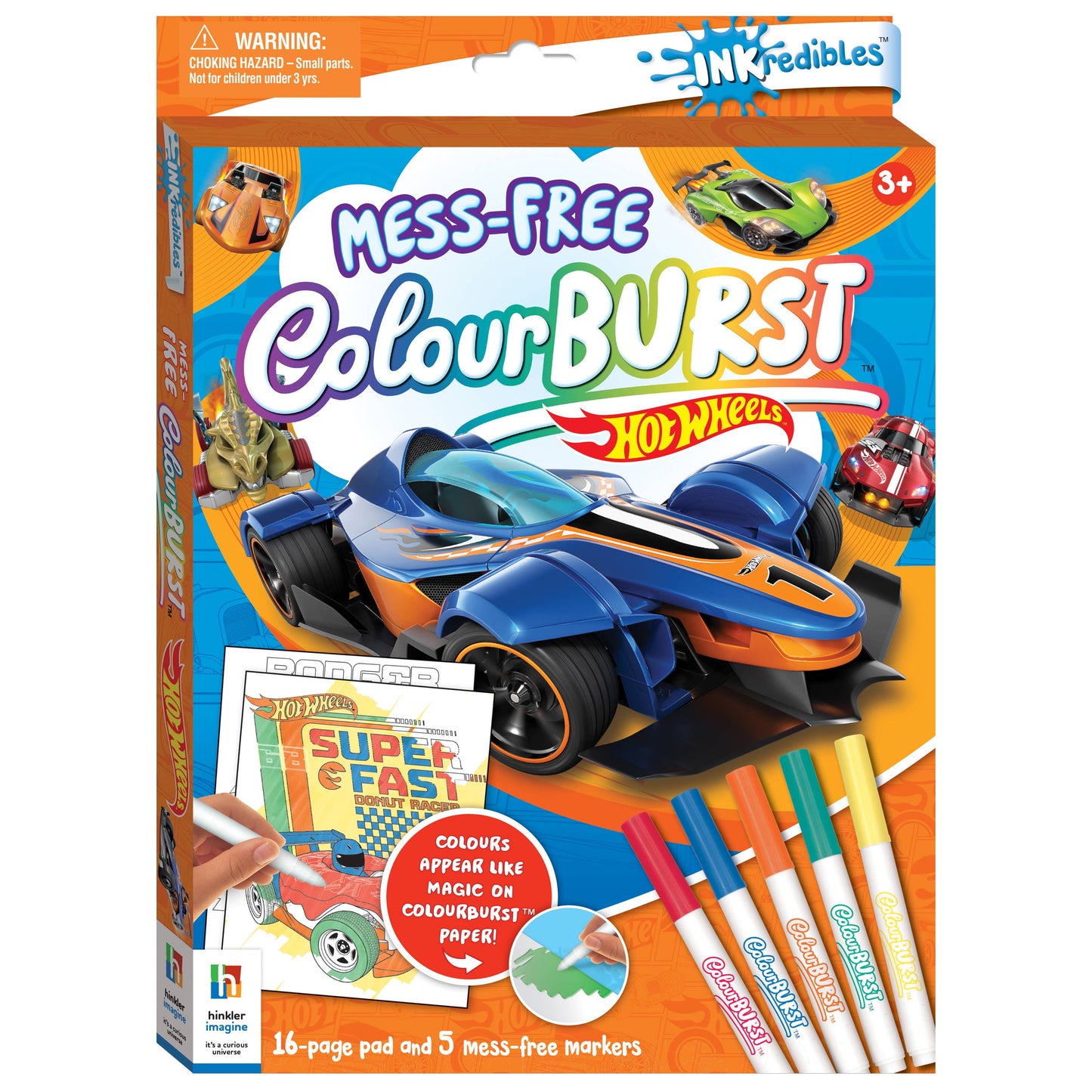 Inkcredibles Colour Burst - Hot Wheels