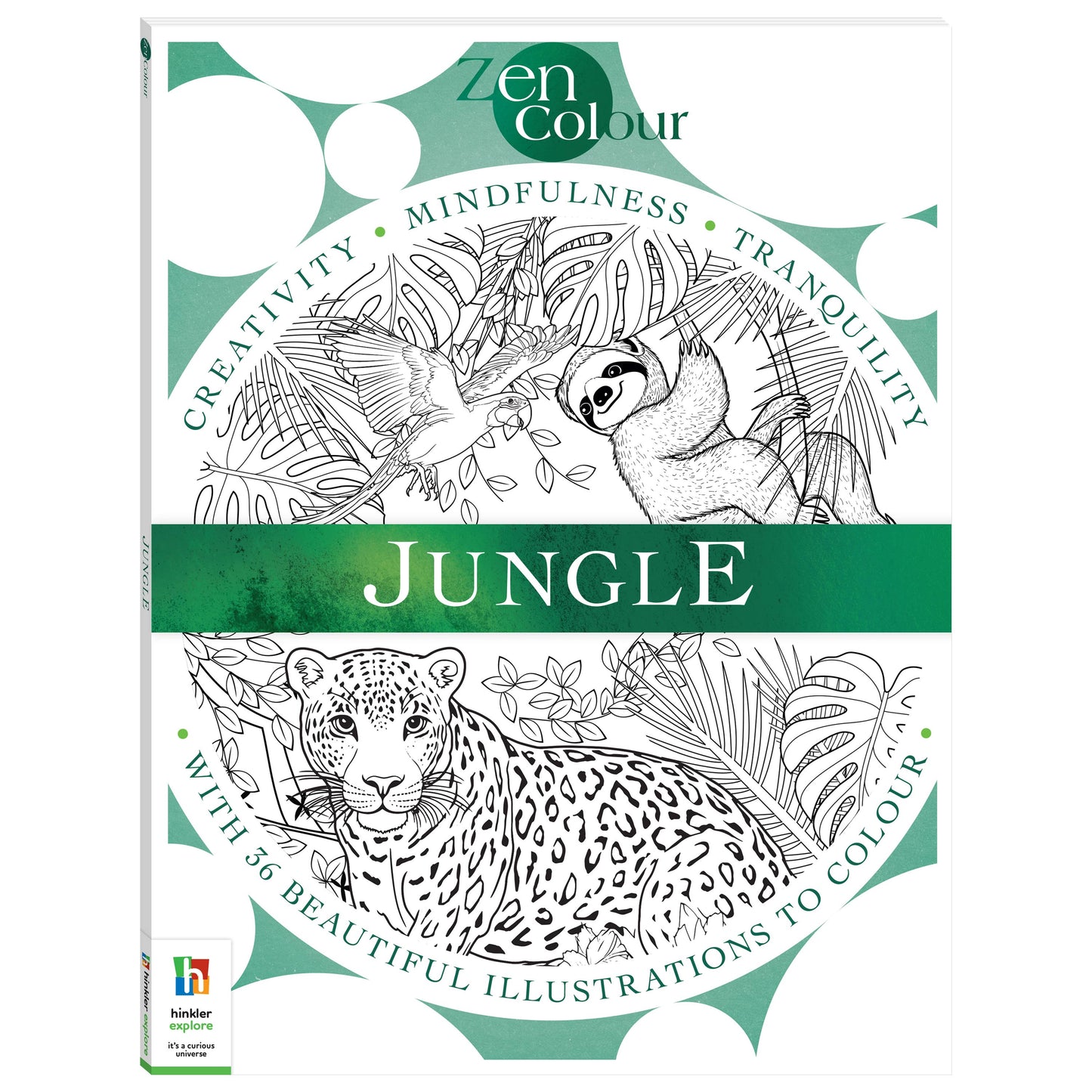 Zen Colour Jungle Colouring Book