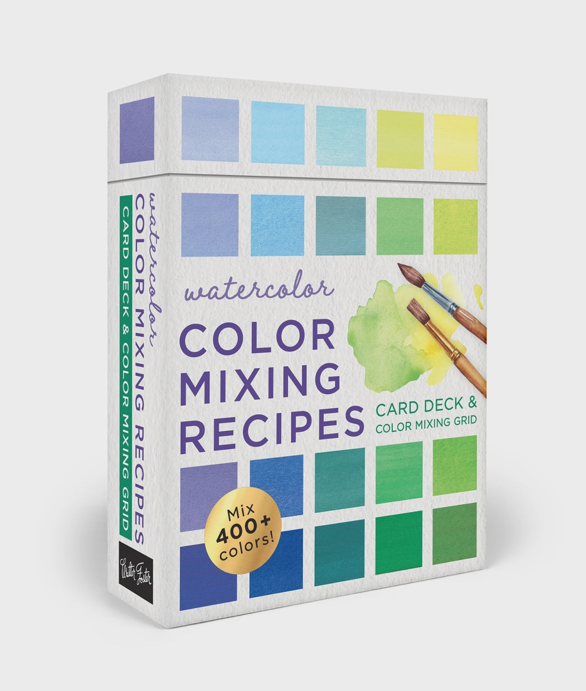 Watercolor Color Mixing Recipes Card Deck & Color Mixing Grid: Mix 400+ Colors! By: Mr. William F. Powell