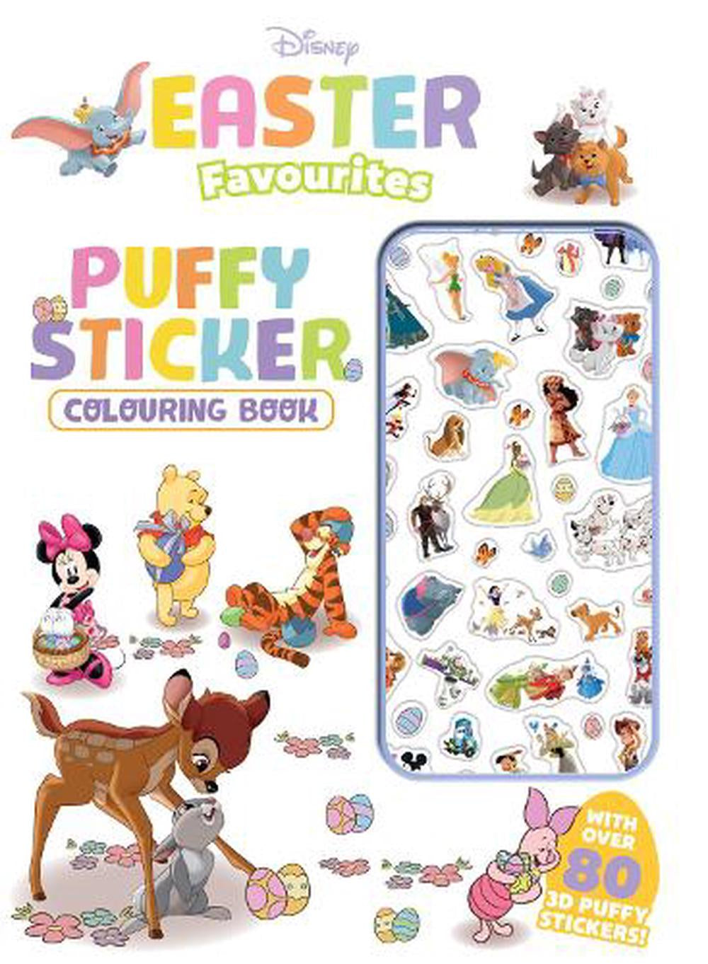 Easter Favourites Puffy Sticker Colouring Book