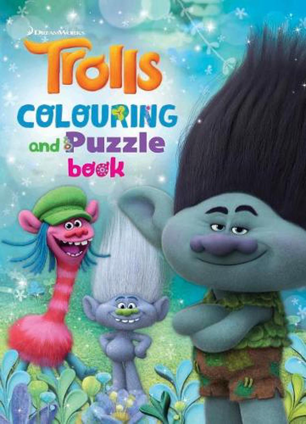 Trolls Colouring & Puzzle Book