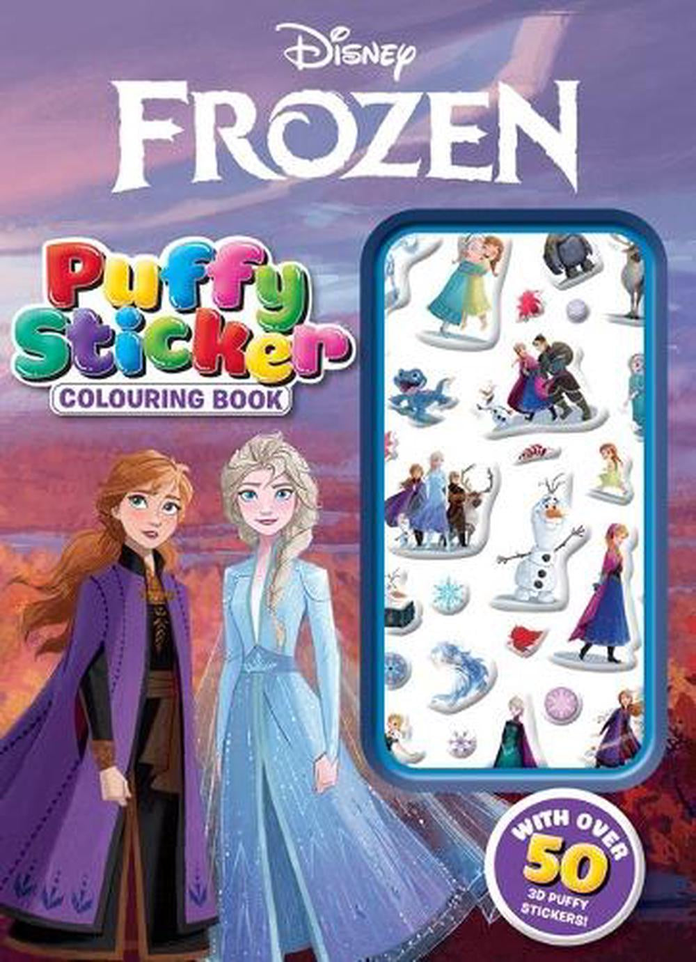 Frozen: Puffy Sticker Colouring Book (Disney)