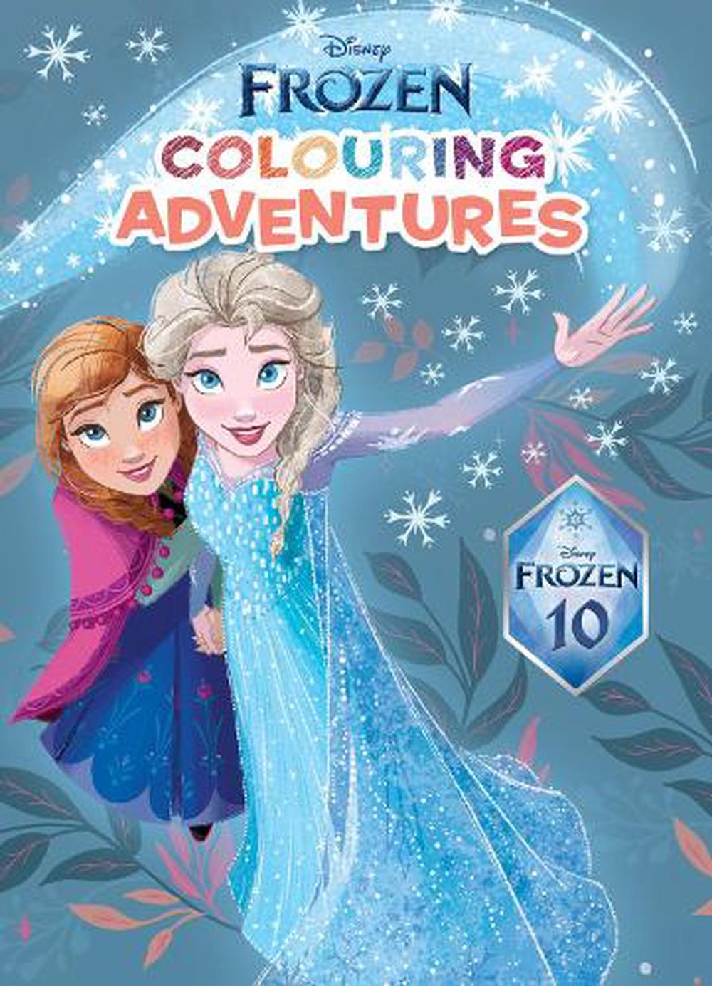 Frozen 10Th Anniversary Colouring
