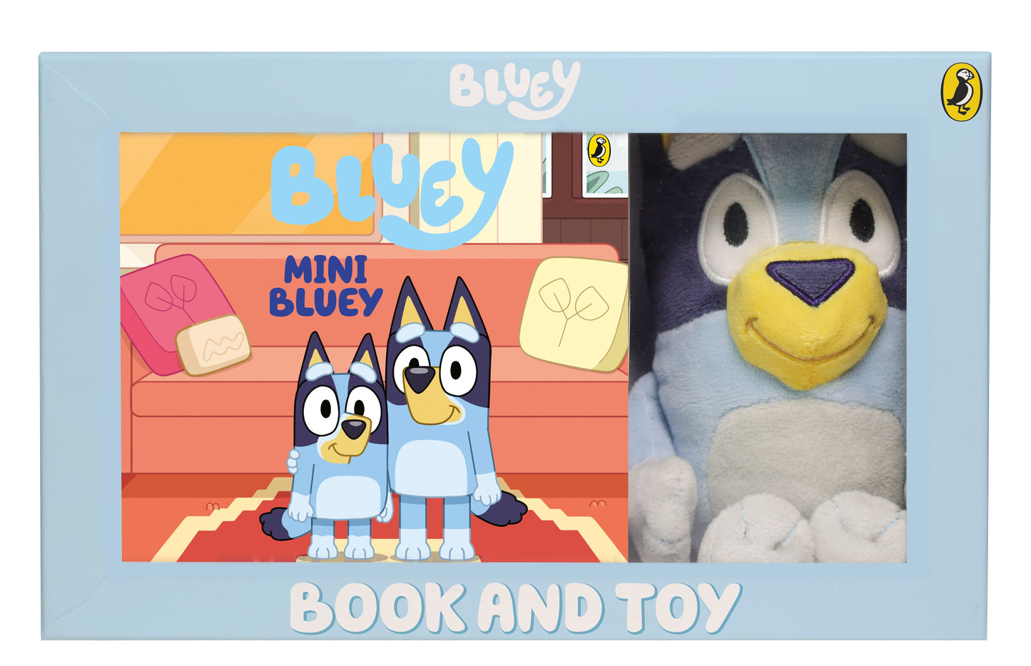 Mini Bluey and Bluey Plush Box set