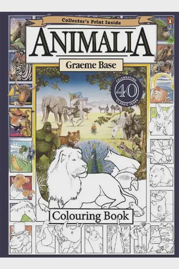 Animalia Colouring Book By Graeme Base