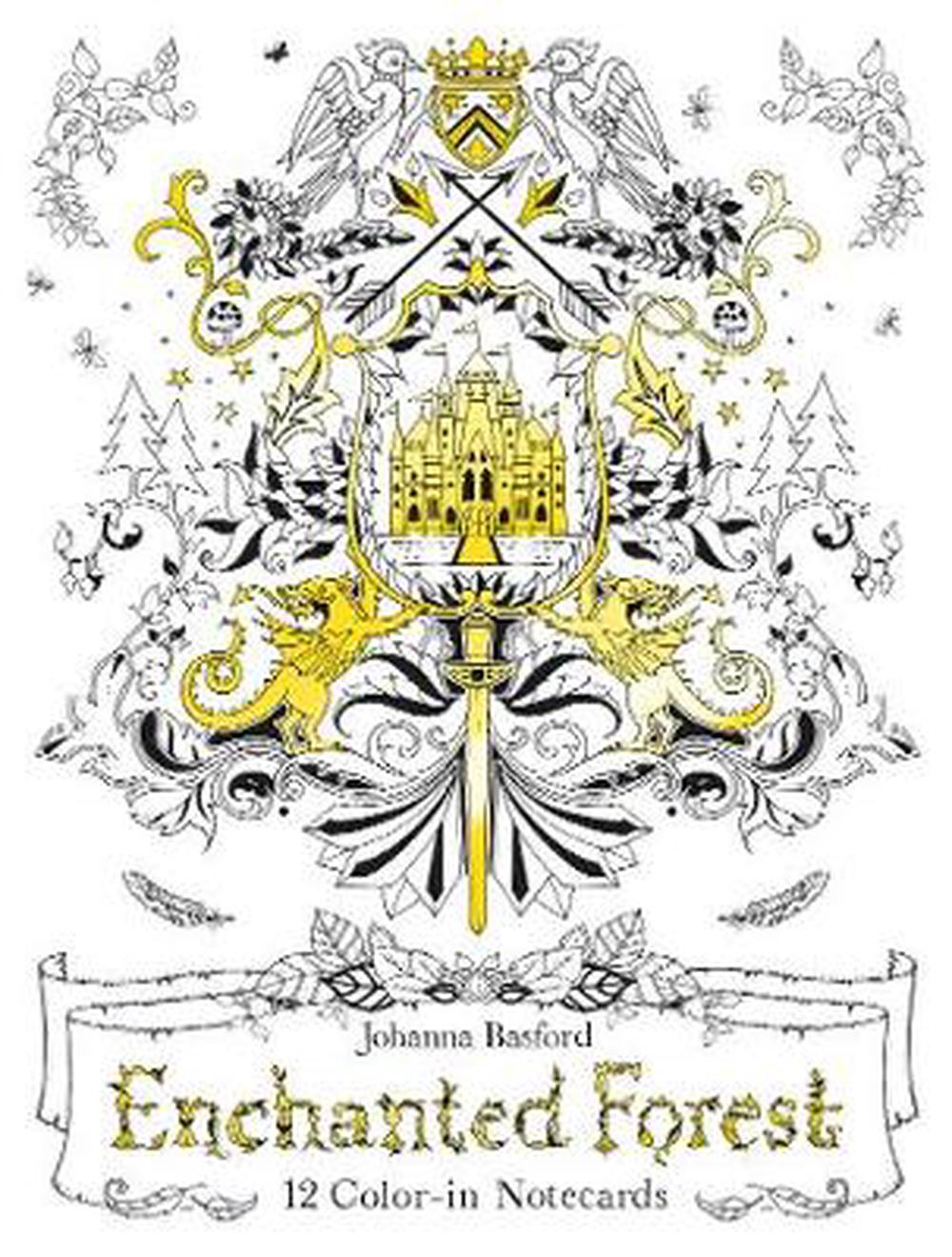 Enchanted Forest: 12 Colourin Notecards