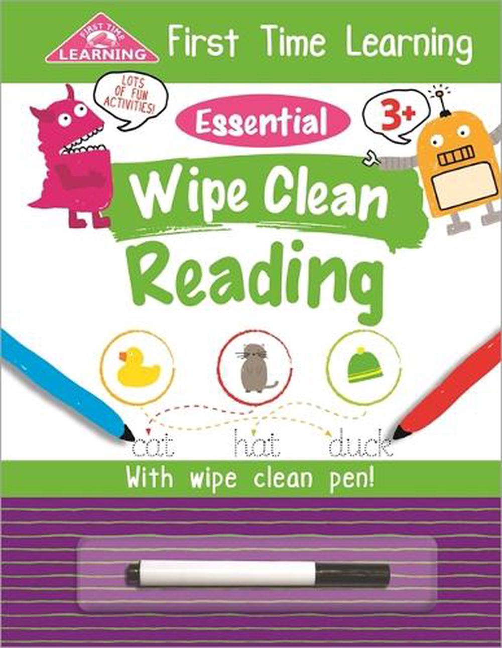 First Time Learning Wipe Clean Reading