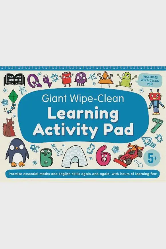 5+ Giant Wipe-Clean Activity Pad