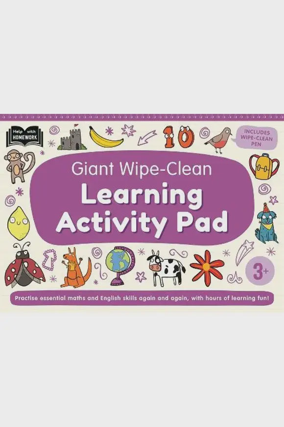 3+ Giant Wipe-Clean Activity Pad