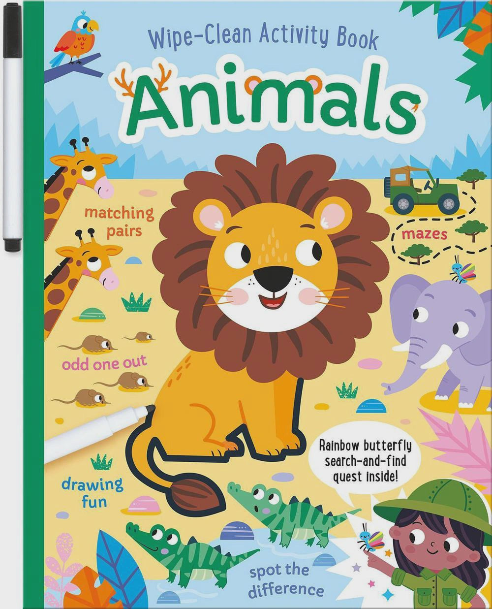 Animals Wipe-Clean Activity Book