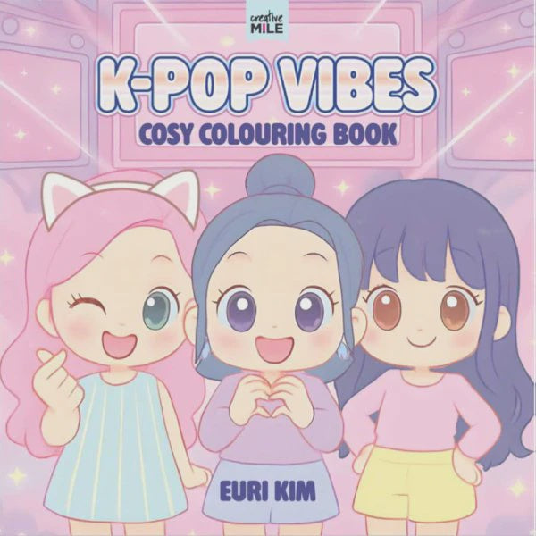 K-POP Vibes Cosy Colouring Book