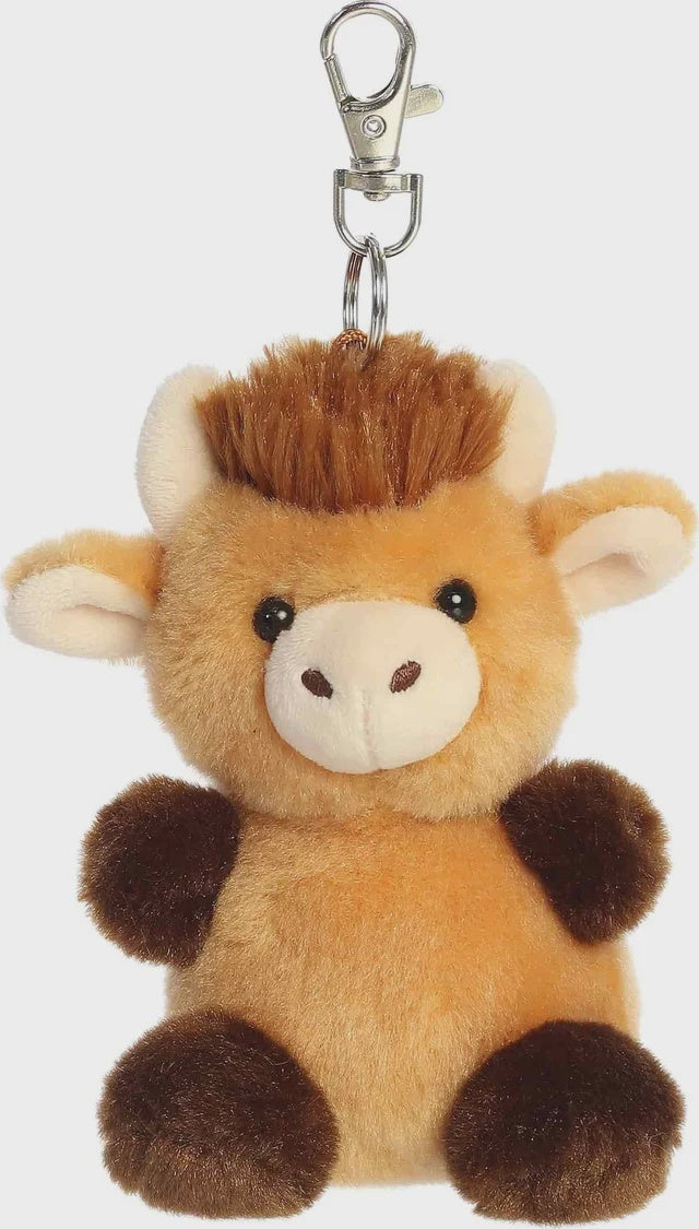 Hubert Highland Cow Palm Pals Clip
