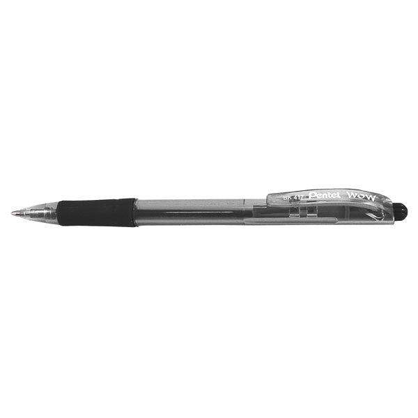 Pentel Wow Bp Pen 07Mm Black