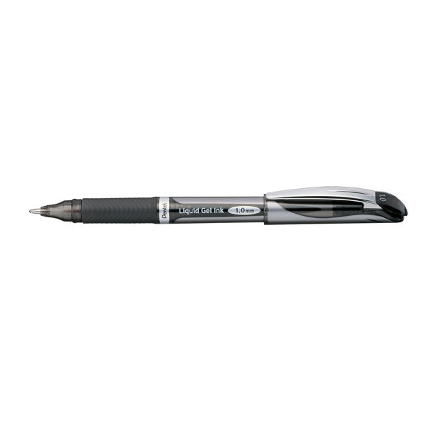 PEN PENTEL ENERGEL DELUXE CAP 1.0MM BLK