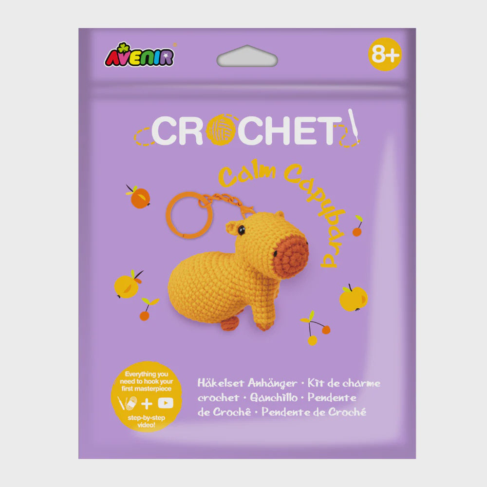 Crochet Keychain - Calm Capybara