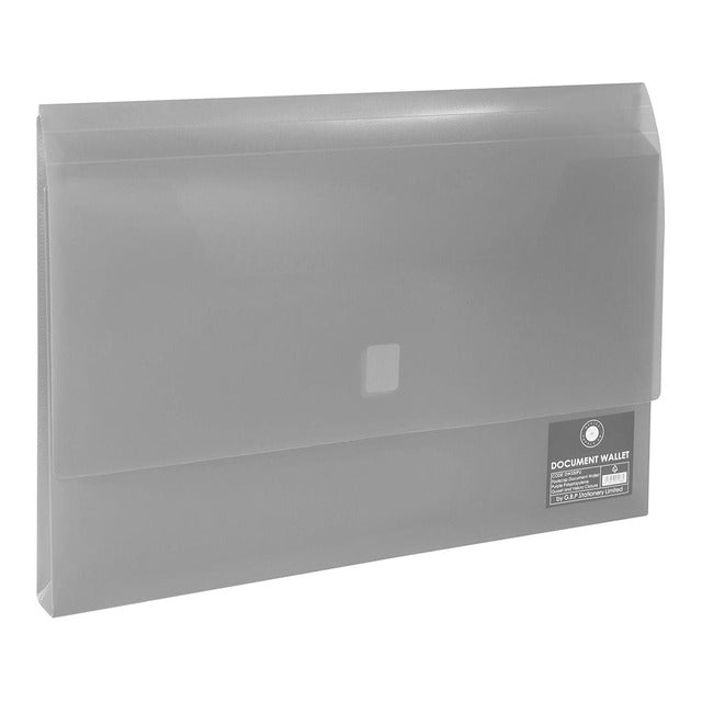 Document Wallet A4 velcro closure clear
