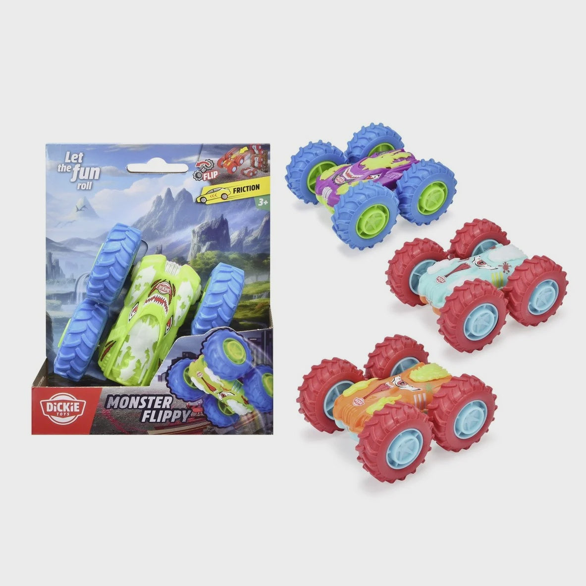 Dickie Monster Flippy 4 Assorted Colours