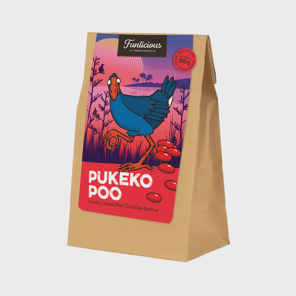 Funlicious Boxed Pukeko Poo 100g