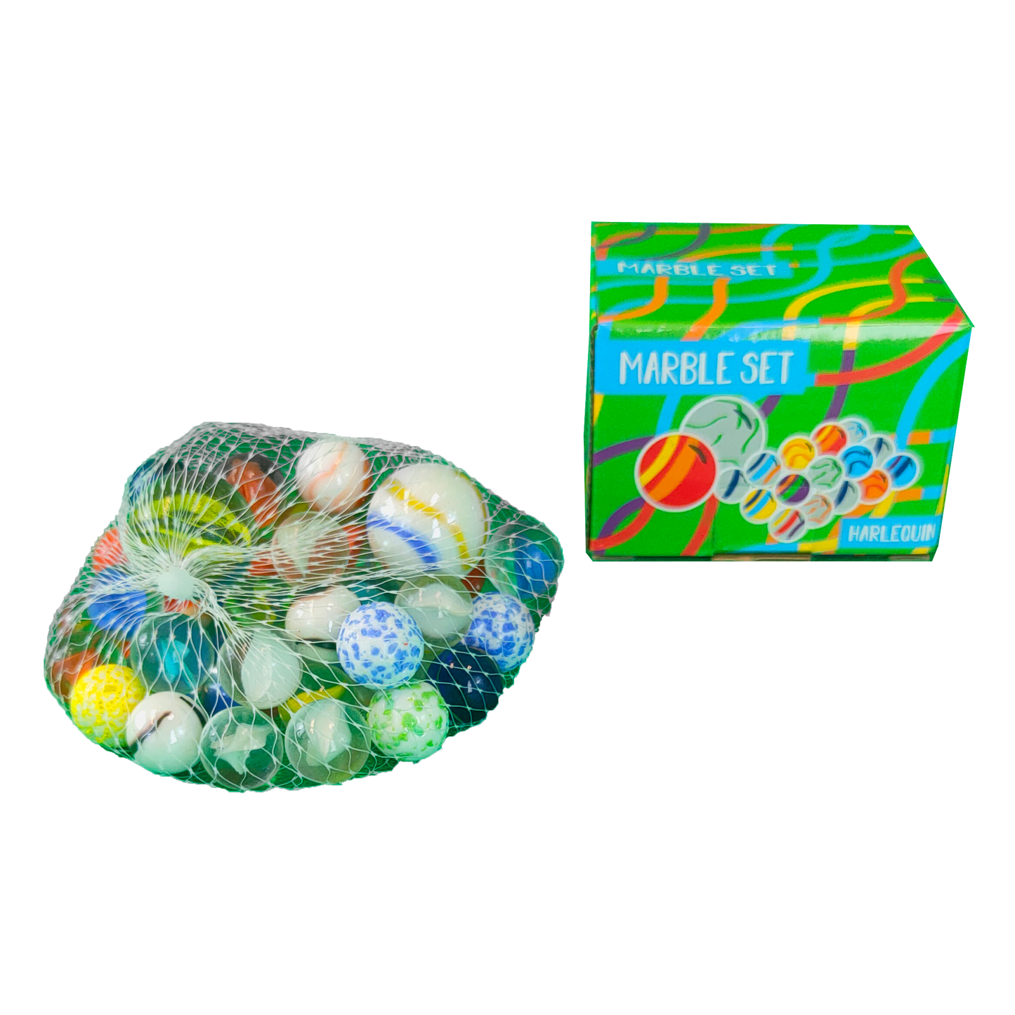 Harlequin Marbles