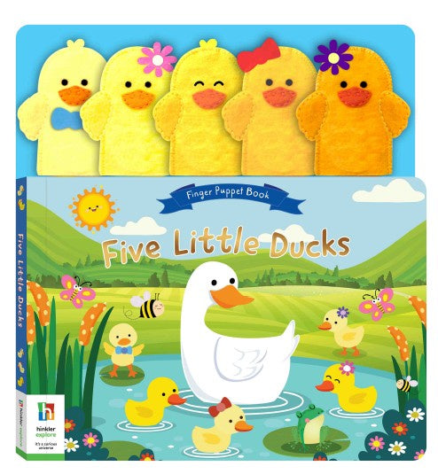 Five Little Ducks Finger Puppet Book