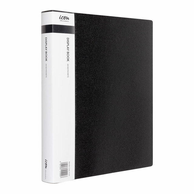 Okin Display Book A4 60 Pocket Black