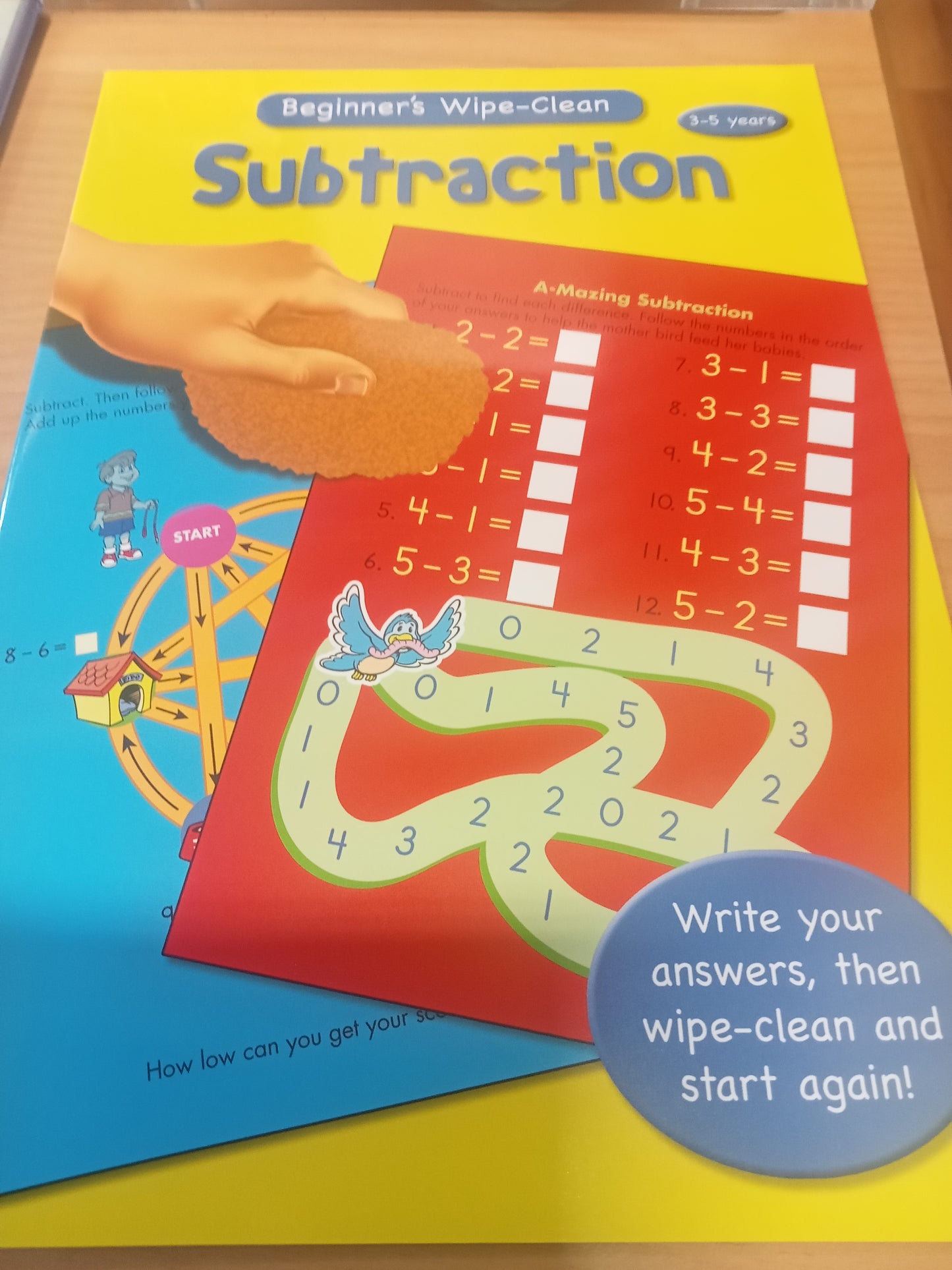 Assorted Wipe Clean Math Book
