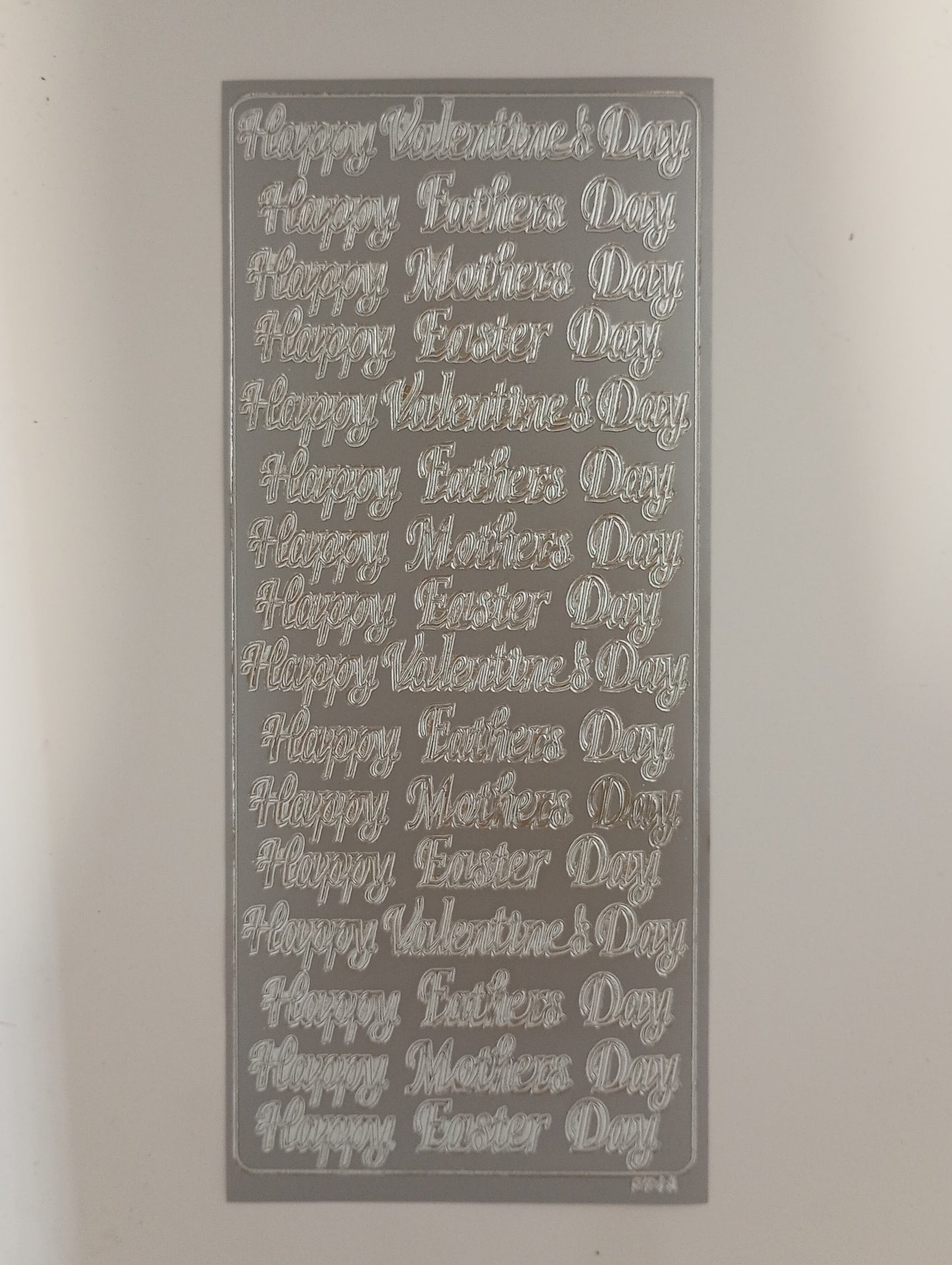 Happy Days Asst Stickers Silver #PC2743S