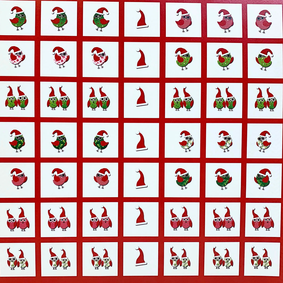12 X 12 Paper Xmas Punchables#Pv17012