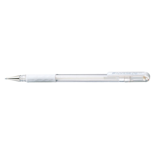 Pen Pentel Hybrid Gel Grip 08Mm White