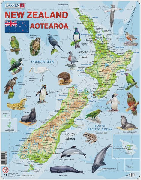 Map Of NZ Puzzle