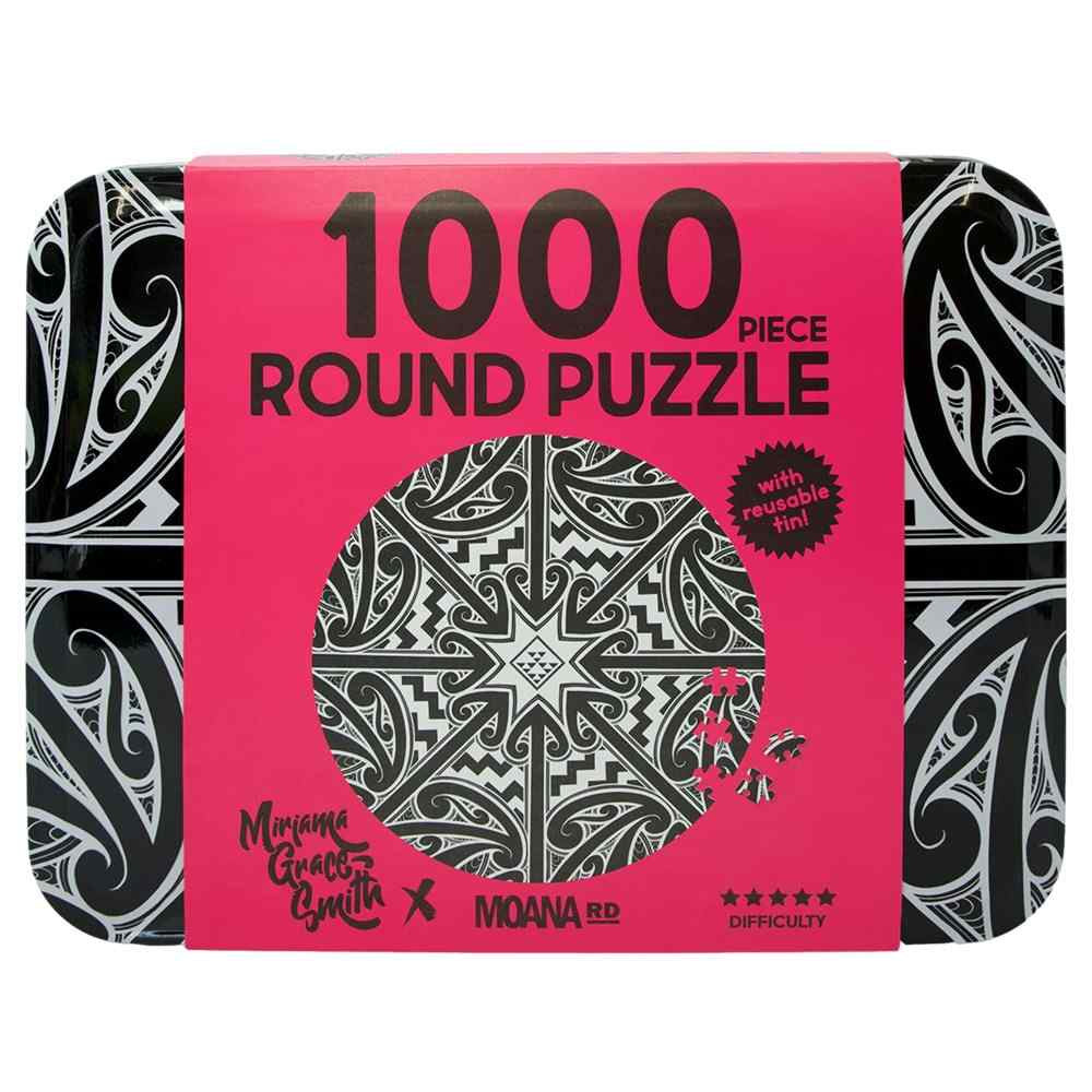 Moana Road 1000 Piece Round Puzzle Tin - Miriama Grace-Smith