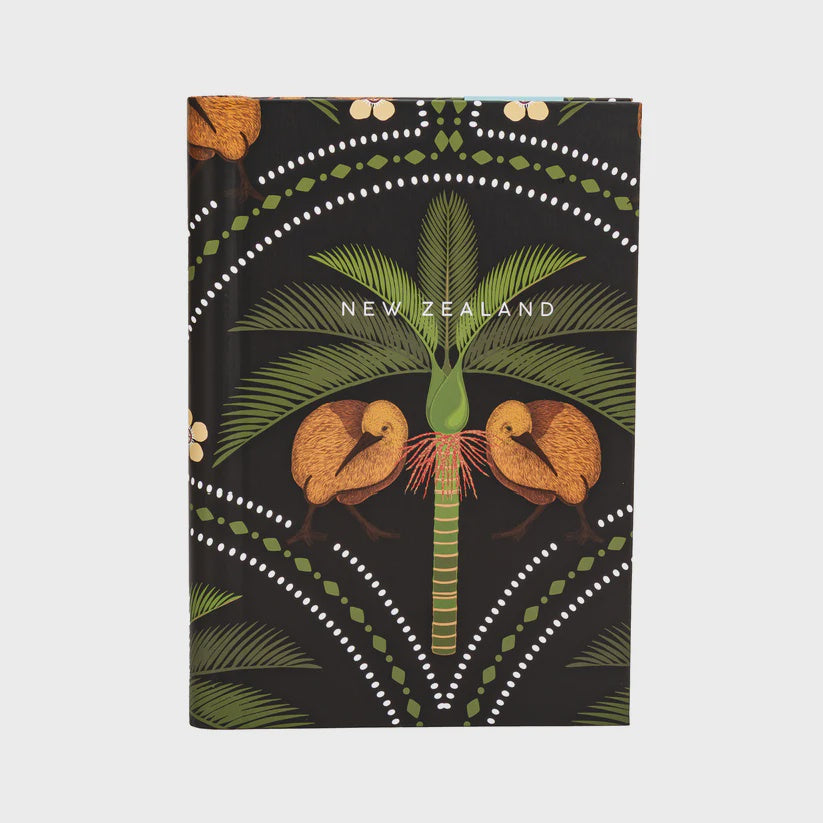 Notebook Kiwi Tropics with Nikau's Black | A5