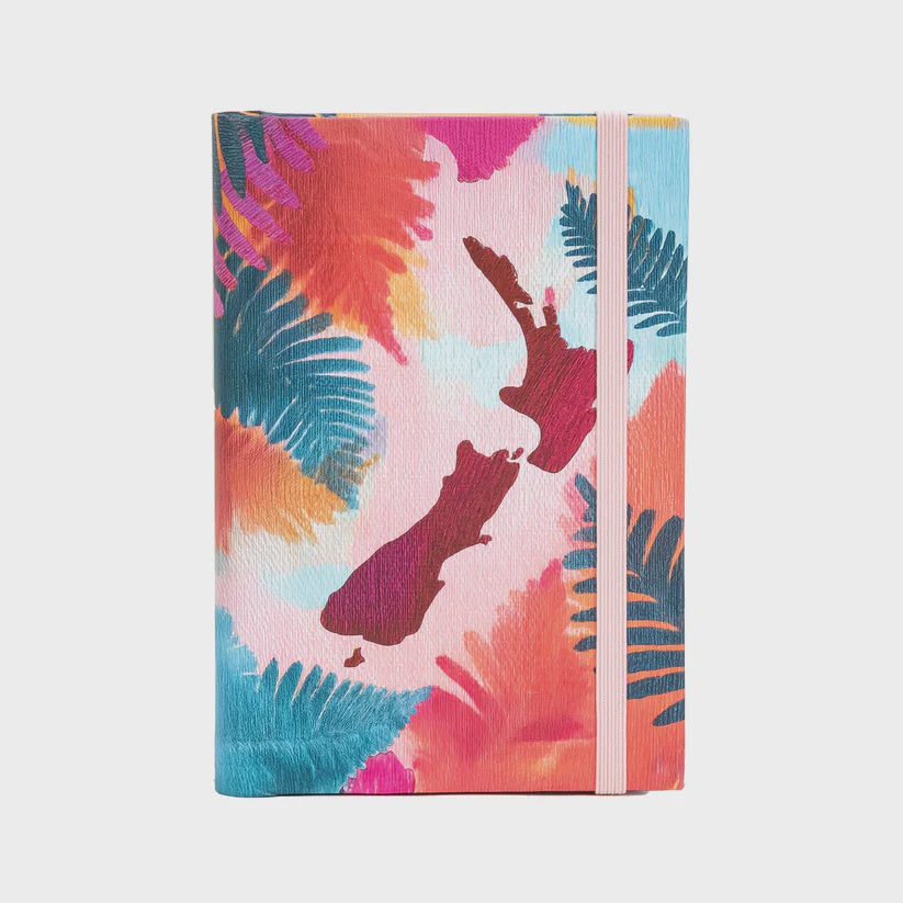 Notebook Map of New Zealand A6