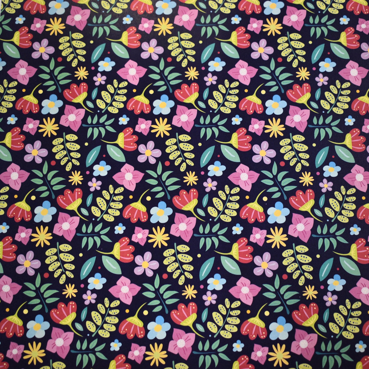 Scrapbook Cardstock - Floral #24