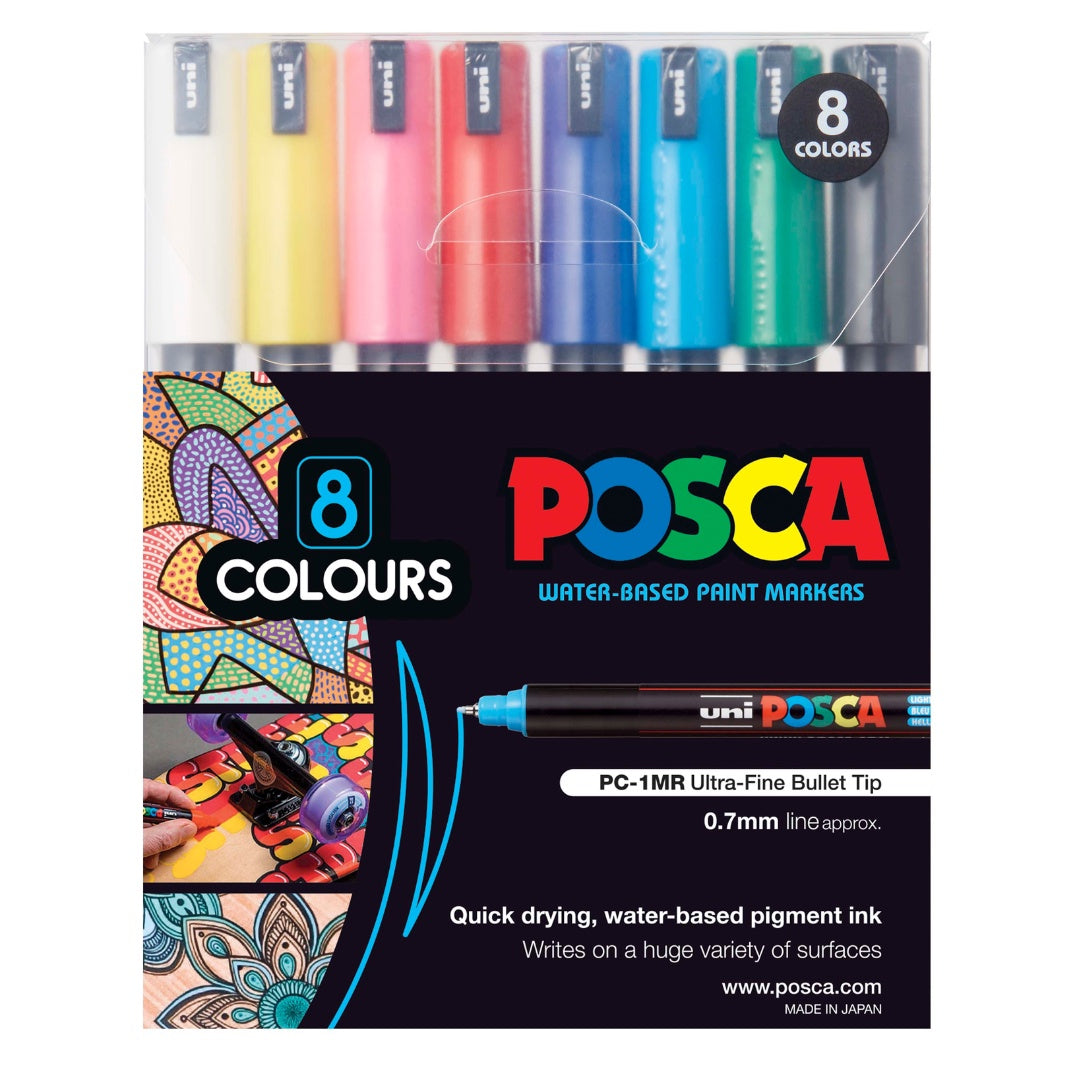 Posca Markers PC-1MR 8 Pack