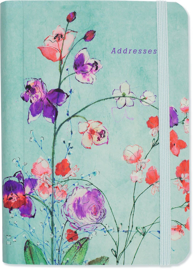 Address Book Fuchsia Blooms
