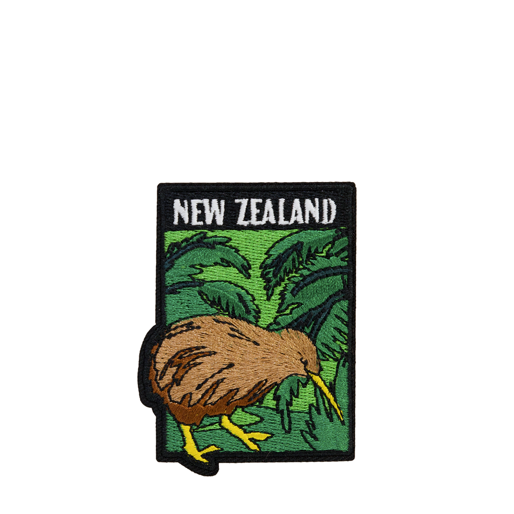 Iron-On Patch New Zealand Kiwi - Moana Rd