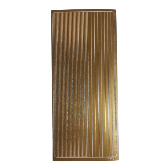 Lines 2 & 5mm Sticker Gold #Pc1799G