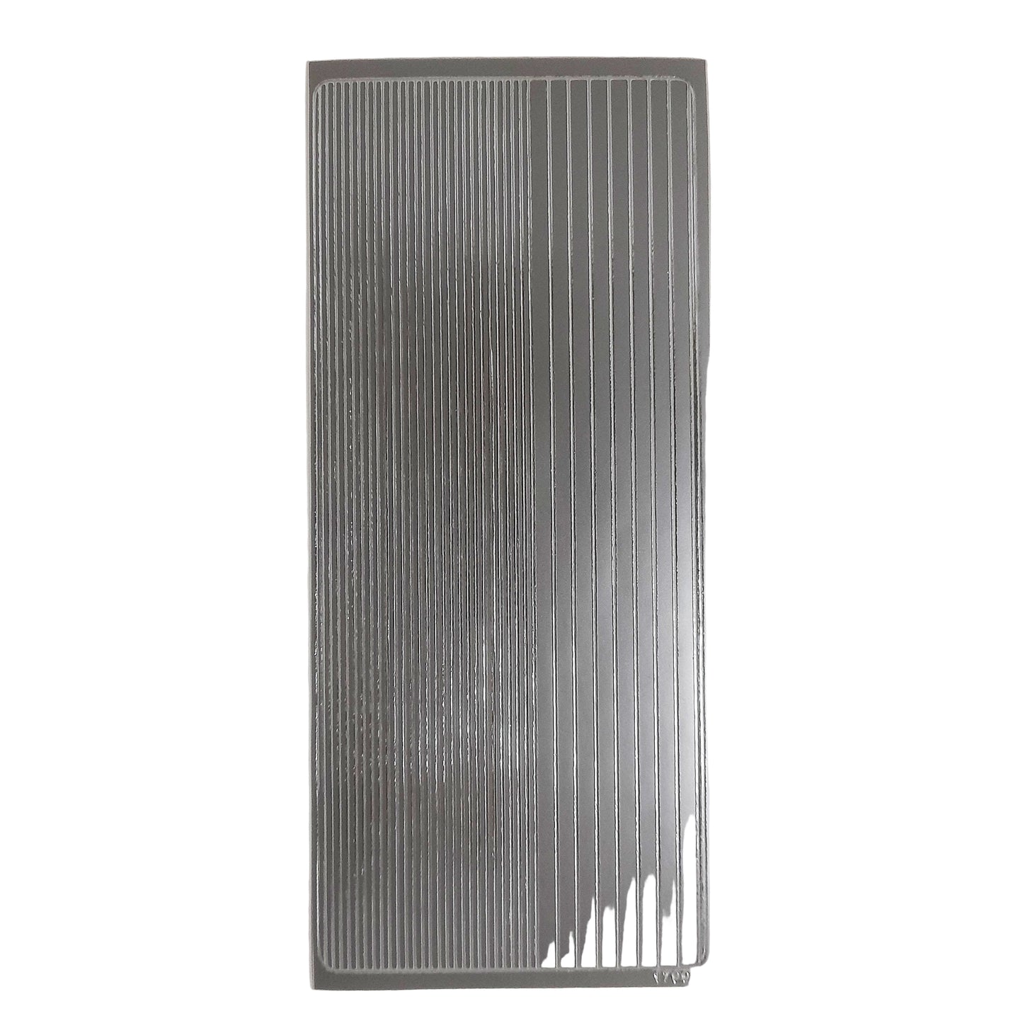 Lines 2 & 5mm Silver Sticker #PC1799S