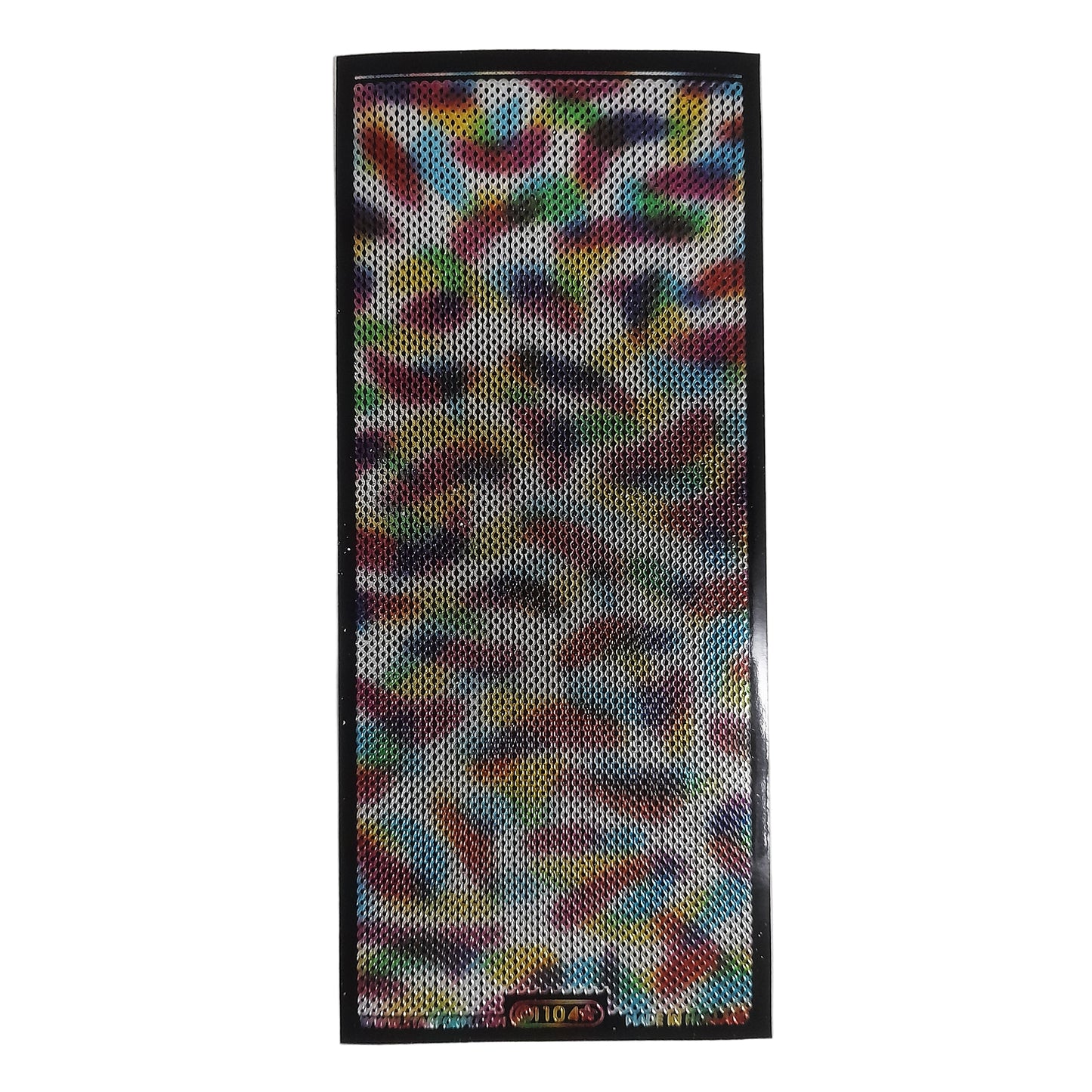 Lines Fine Stickers Black Multi #PC1104BKM