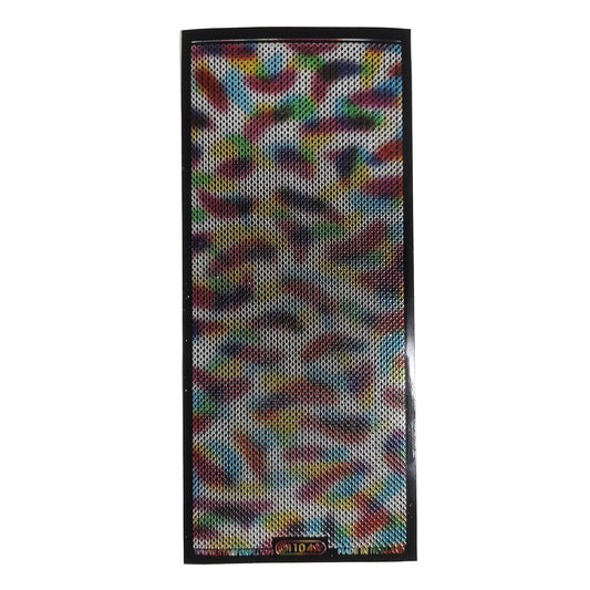 Lines Fine Stickers Black Multi #PC1104BKM