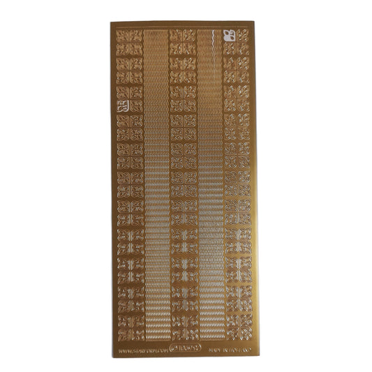 69 Corners & Lines Stickers Gold #PC1069G