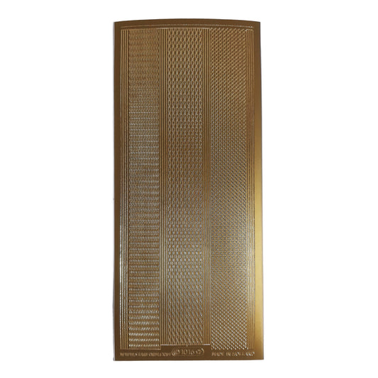Lines Fine Asst Stickers Gold #PC1016G