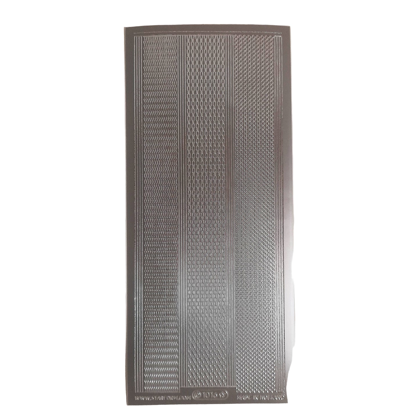 Lines Fine Asst Stickers Silver #PC1016S