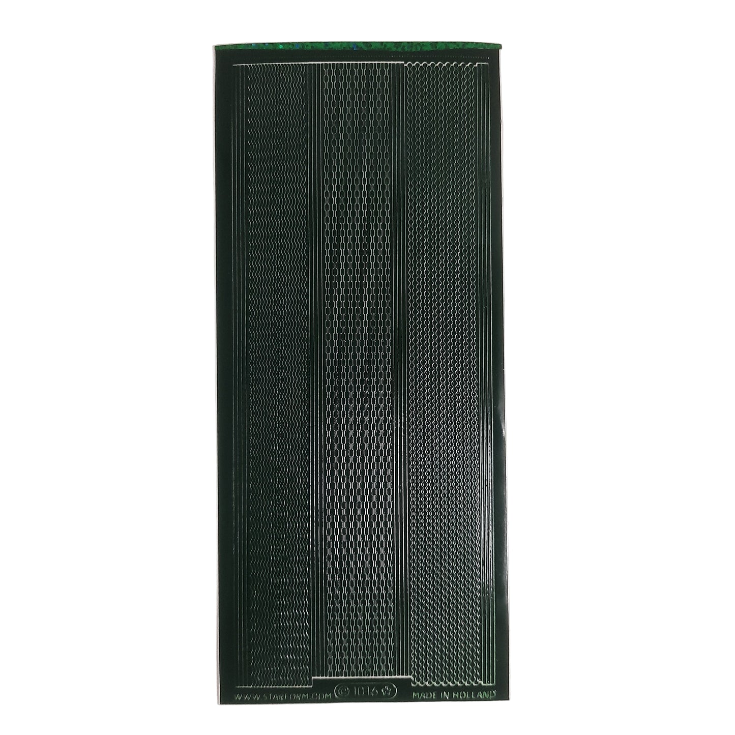 Lines Fine Asst Stickers Dark Green #PC1016GR
