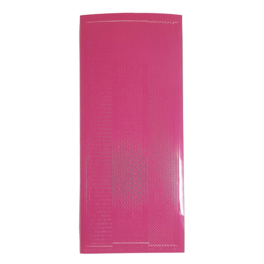 Lines Fine Asst Stickers Pink #PC1016PK