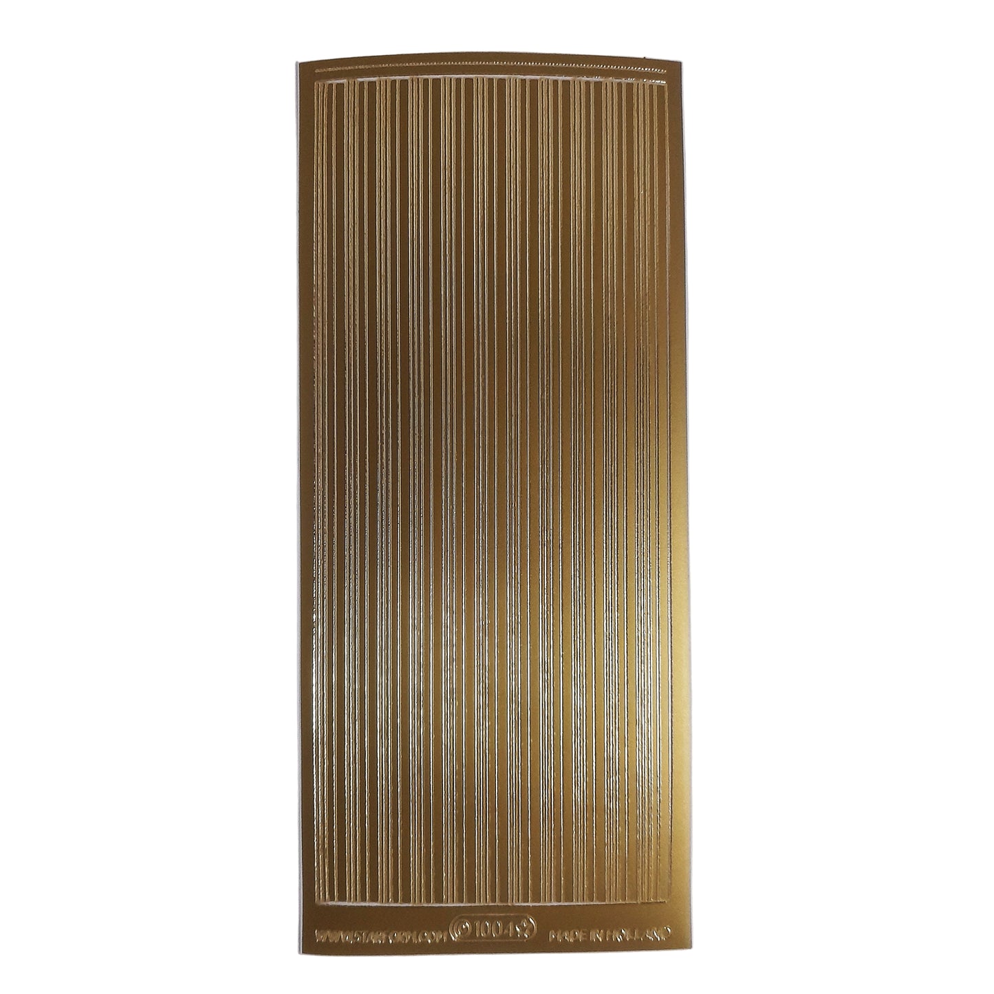 Lines Straight Stickers Gold #PC1004G